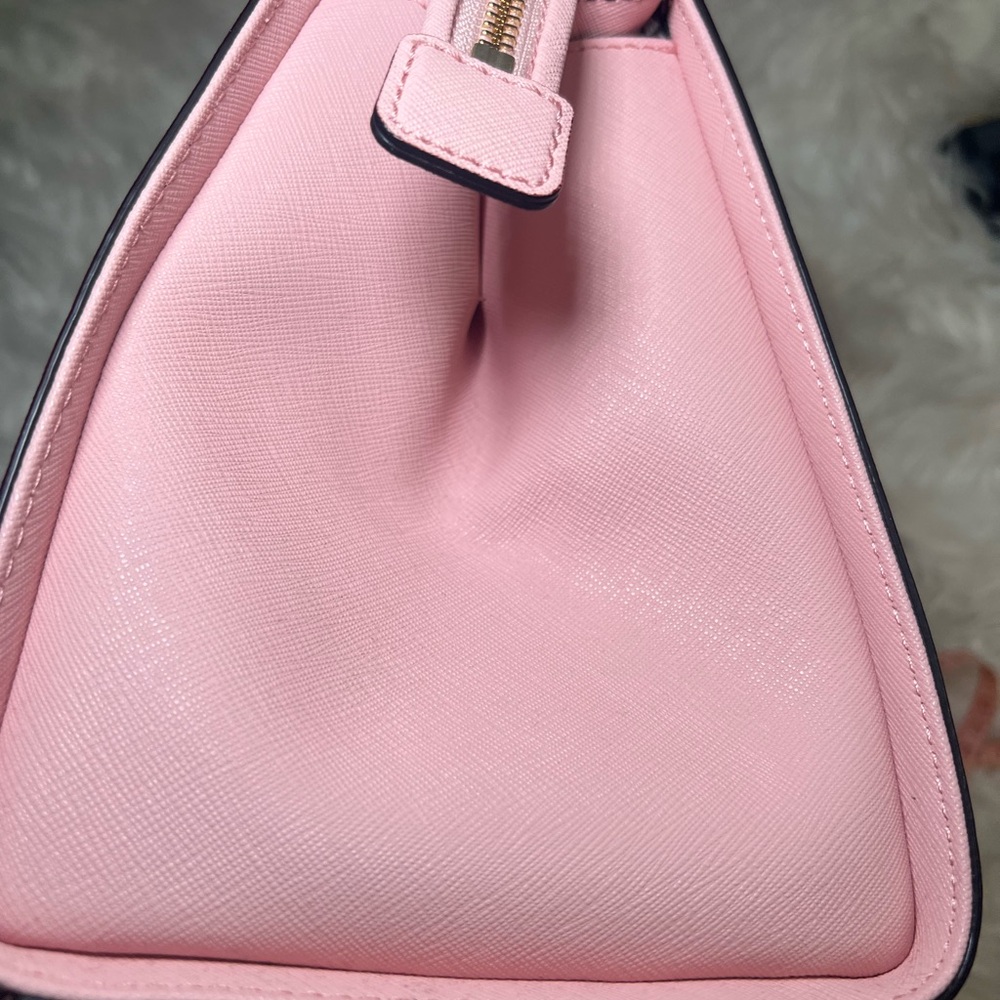 Baby Pink and Brown Kate Spade Bag - Picture 4 of 9